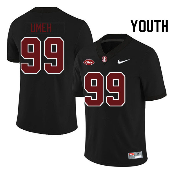 Youth #99 Benedict Umeh Stanford Cardinal 2024 ACC Conference College Football Jerseys Stitched-Blac